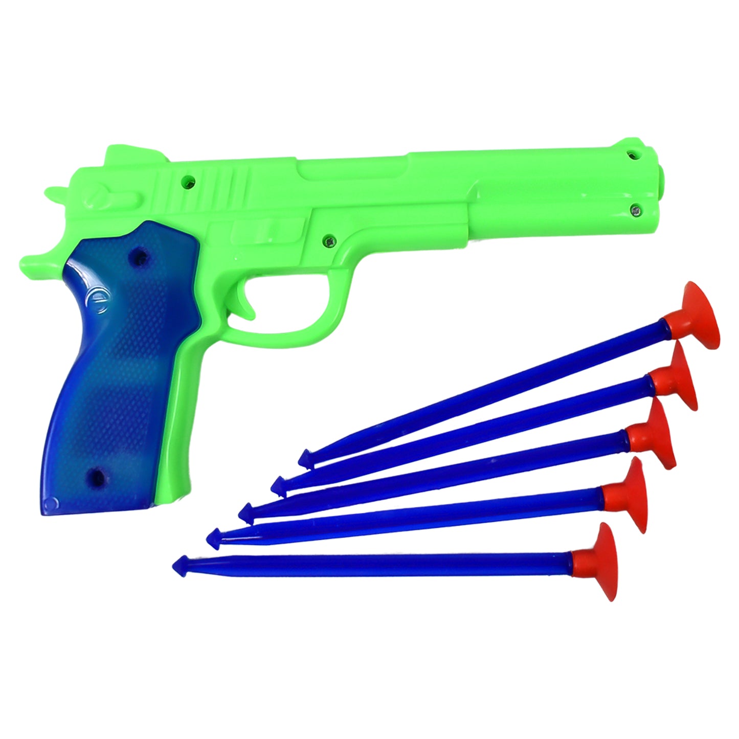 Plastic Toy Gun with 5 Soft Suction Darts for Kids - Happy Price - Image 4