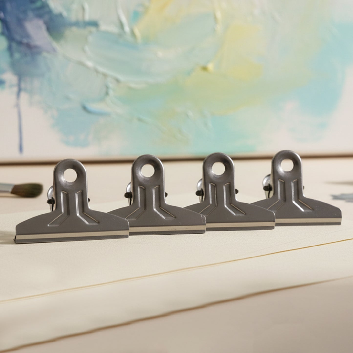 Strong Metal Paper Clips for Documents - 4 Piece Set - Happy Price - Image 3