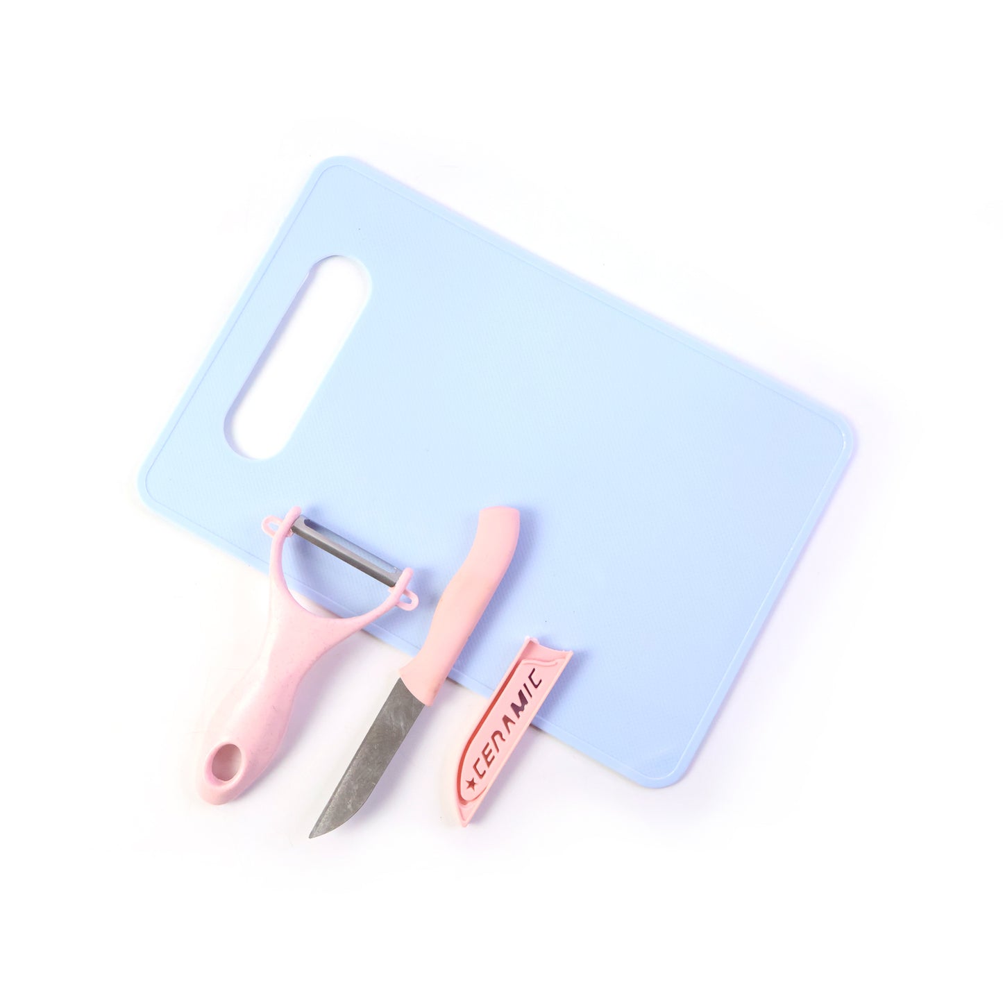 3-in-1 Kitchen Prep Set: Cutting Board, Paring Knife & Peeler - Happy Price - Image 4