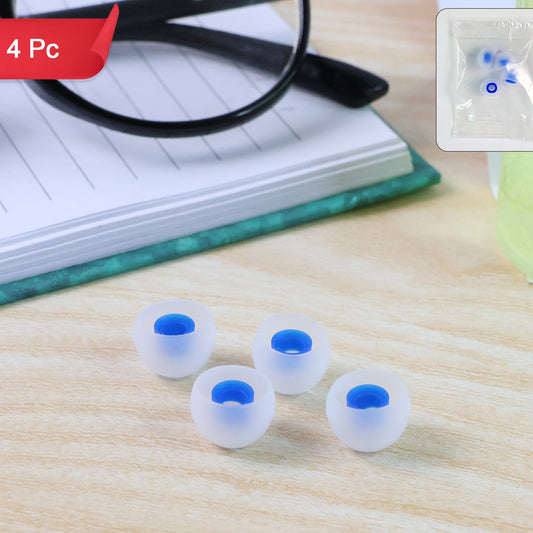 4 Pc Silicone Earbud Tips Set - Soft Replacement Eartips for TWS Earbuds & In-Ear Monitors - Happy Price - Image 1