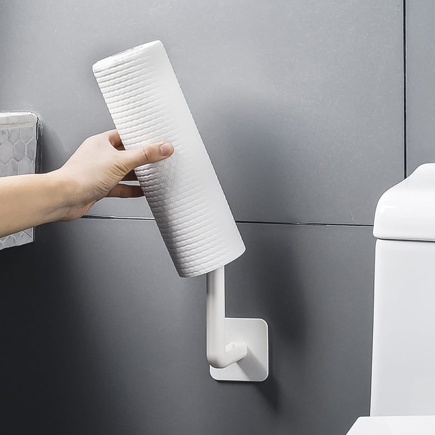 Multipurpose Shelf Organizer Hanging Storage Rack (2 Pc Set With 2 Adhesive Hook) - Happy Price - Image 3