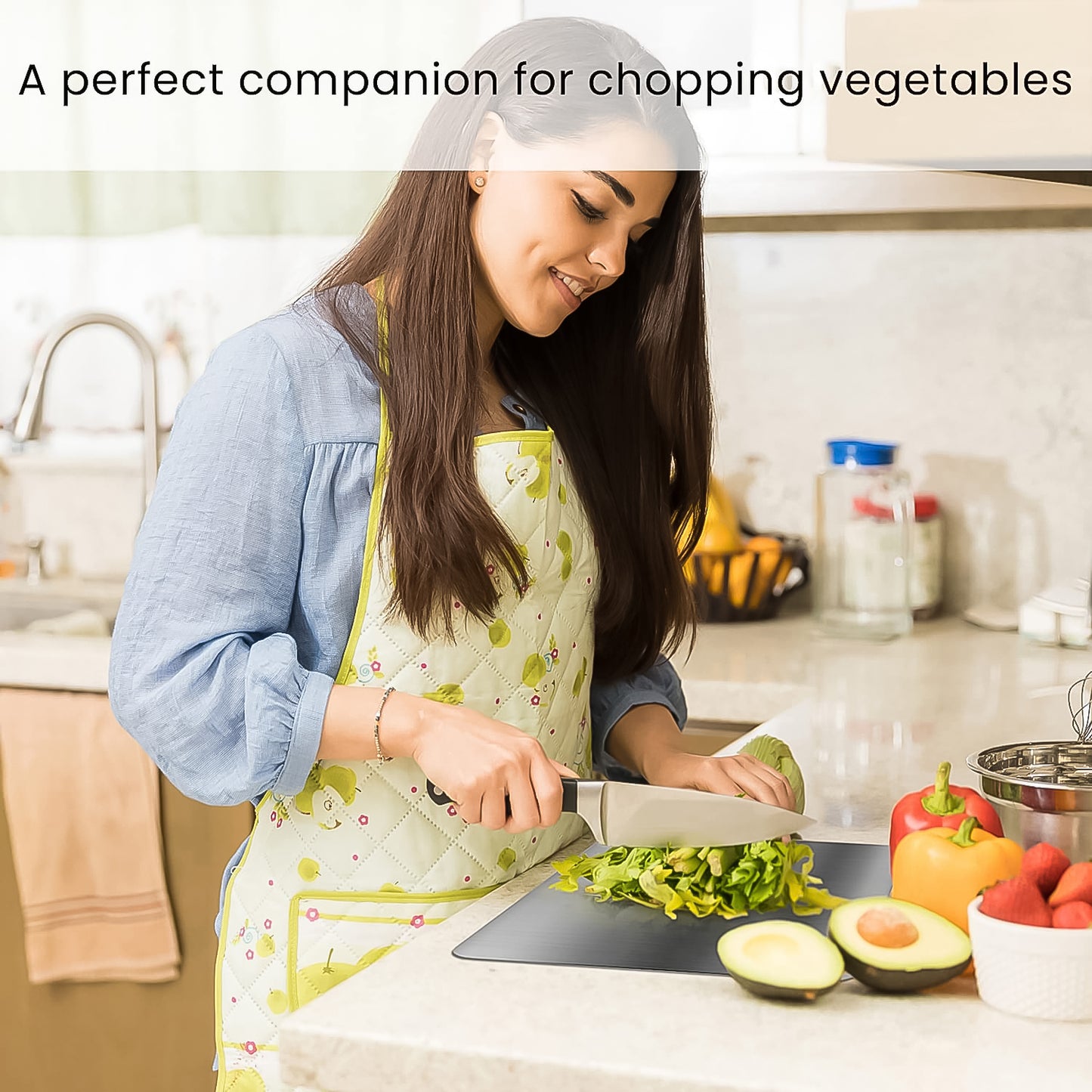 Stainless Steel Vegetable  Fruit Cutting Chopping Board (3120 Cm  1 Pc) - Happy Price - Image 6