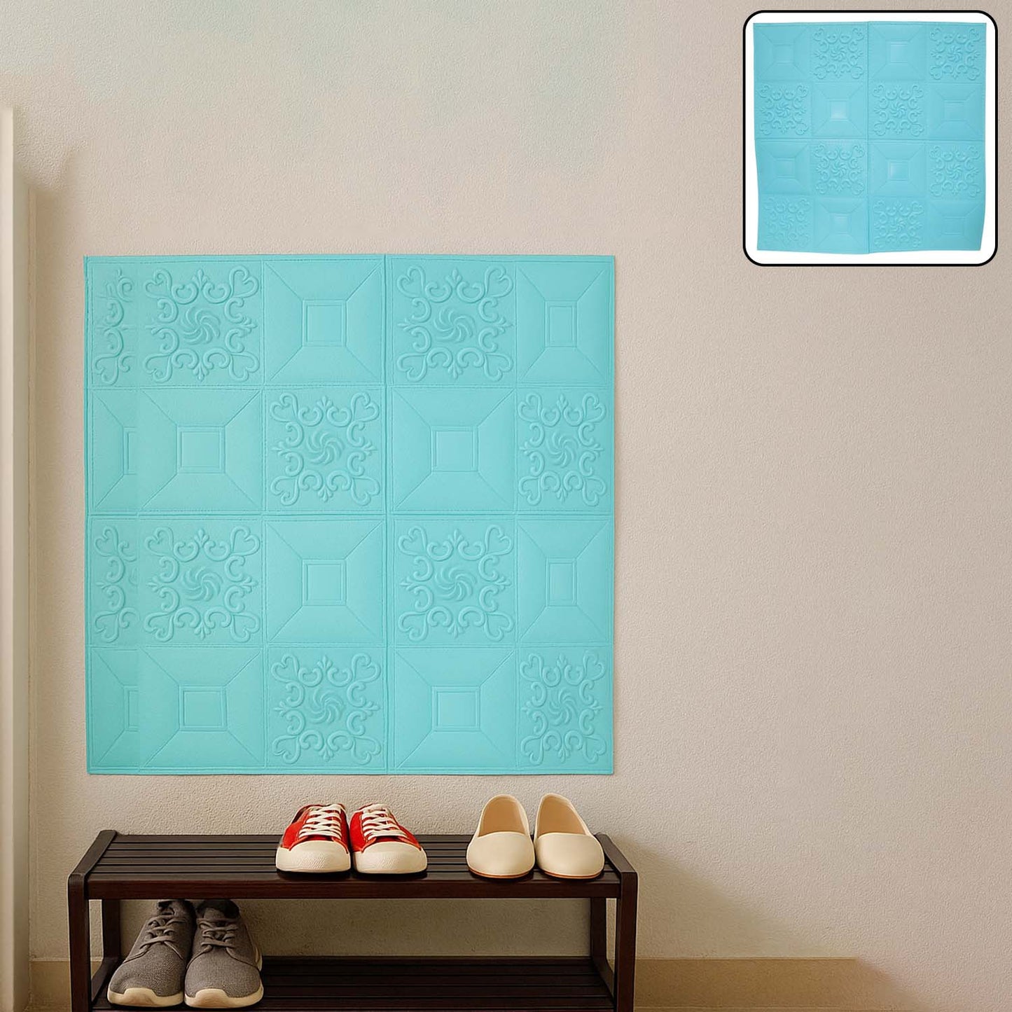 3D Foam Wall Panels Sticker - 70x70cm, 1 Piece - Happy Price - Image 2
