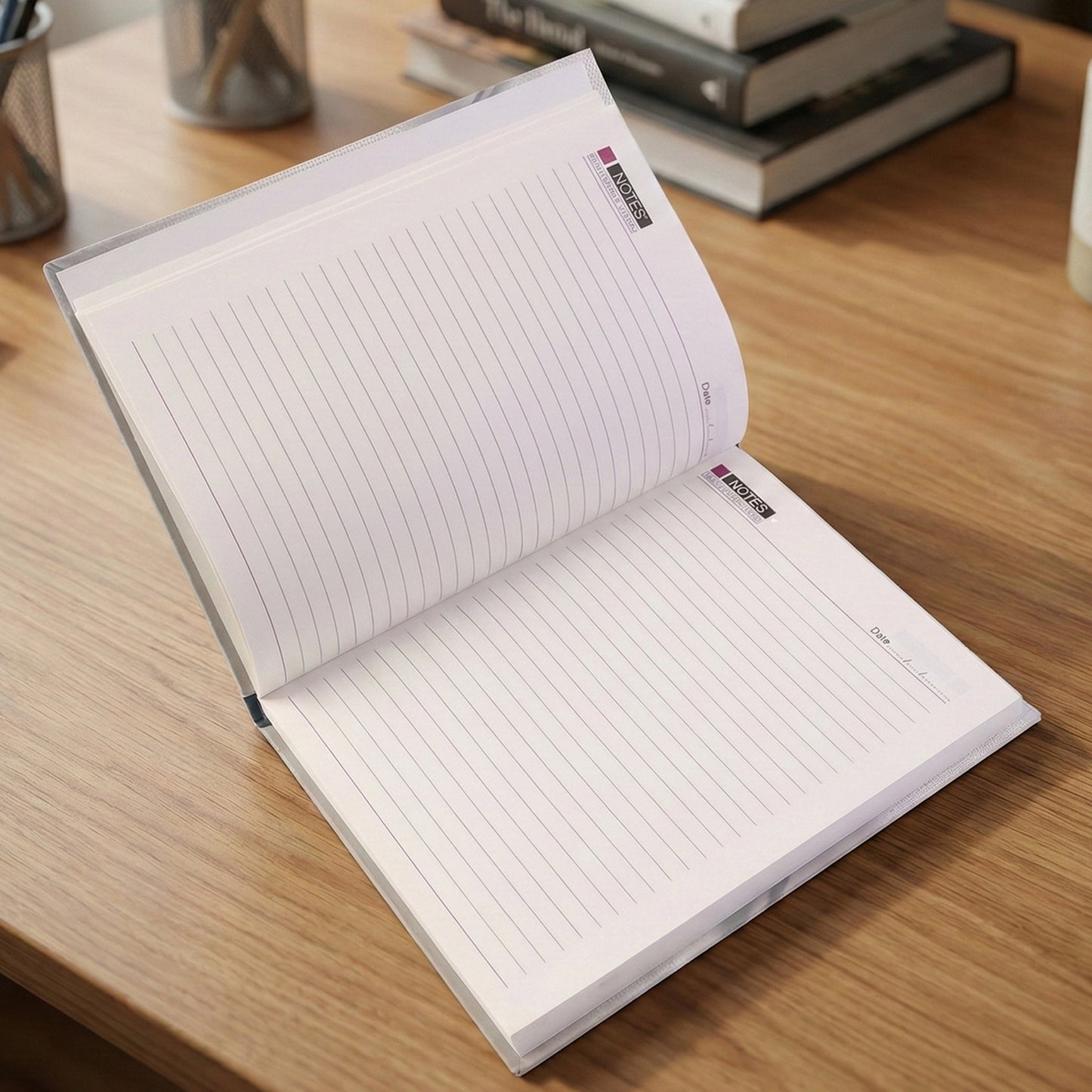 Hardbound Ruled Notebook, 1 Pc, 100 Pages, 240x180mm - Happy Price - Image 4