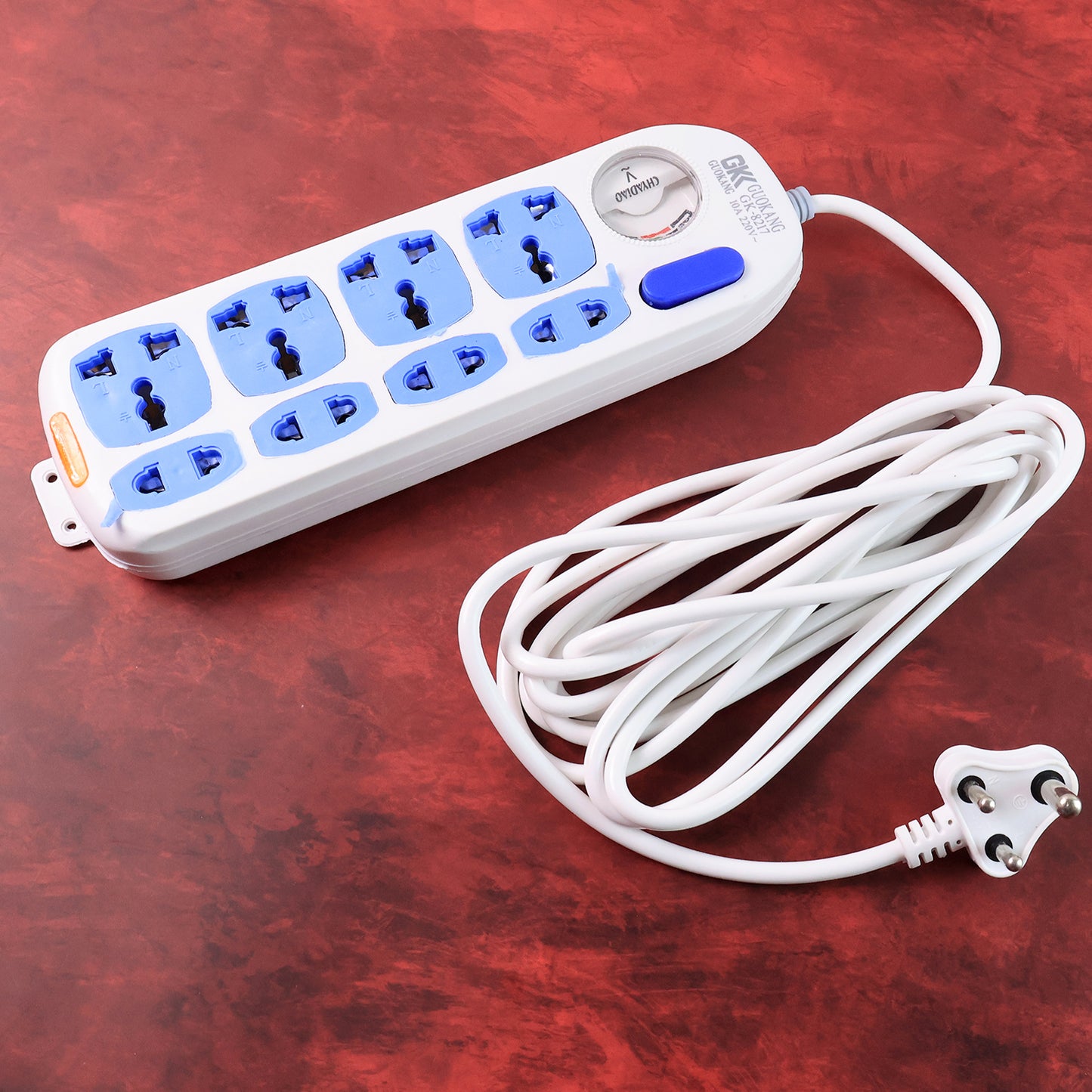 8-Socket Heavy Duty Extension Board with Master Switch & Voltage Meter (1 Pc) - Happy Price - Image 7