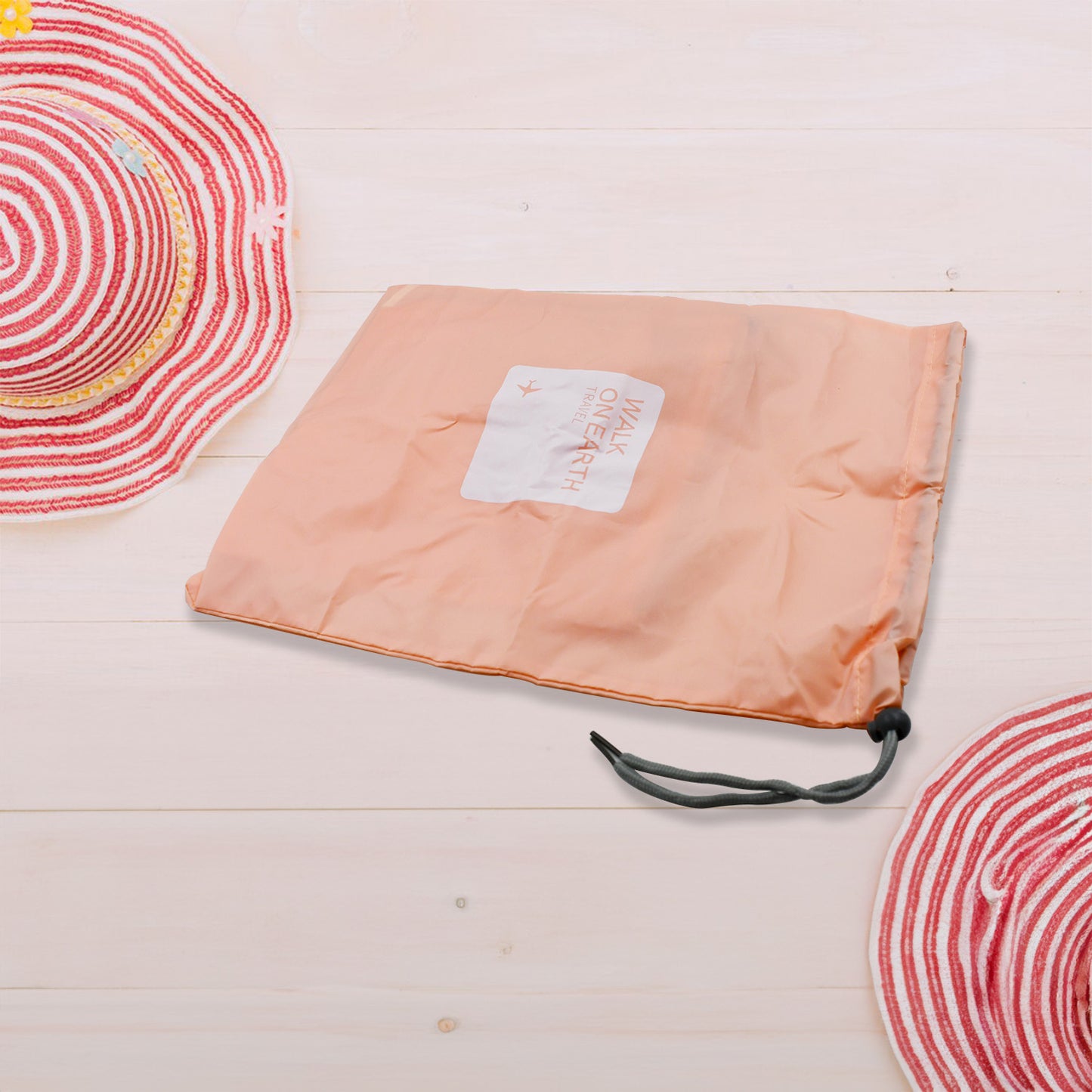 Travel Storage Bag Waterproof Nylon Drawstring Pouch Men And Women Folding Clothes Classified Organizers Packing Shoes Luggage Bags (4 Pc Set) - Happy Price - Image 3