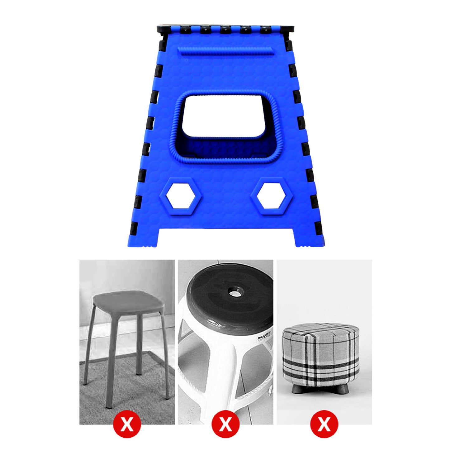 Plastic Pick And Move Strong Step Stool Table 18 Inch - Happy Price - Image 5
