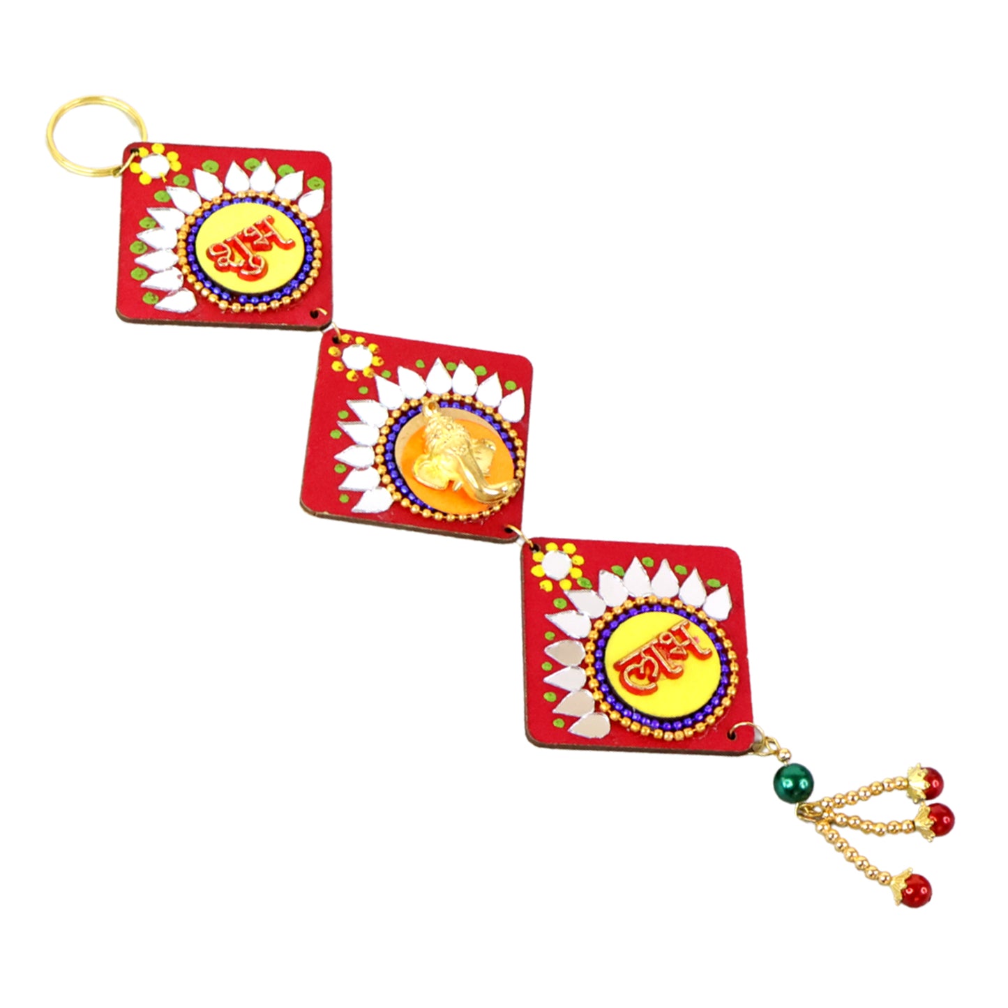 Labh Shubh Decorative Wall Hanging - Auspicious Door Toran for Festivals & Home Decor (1 Pc) - Happy Price - Image 2