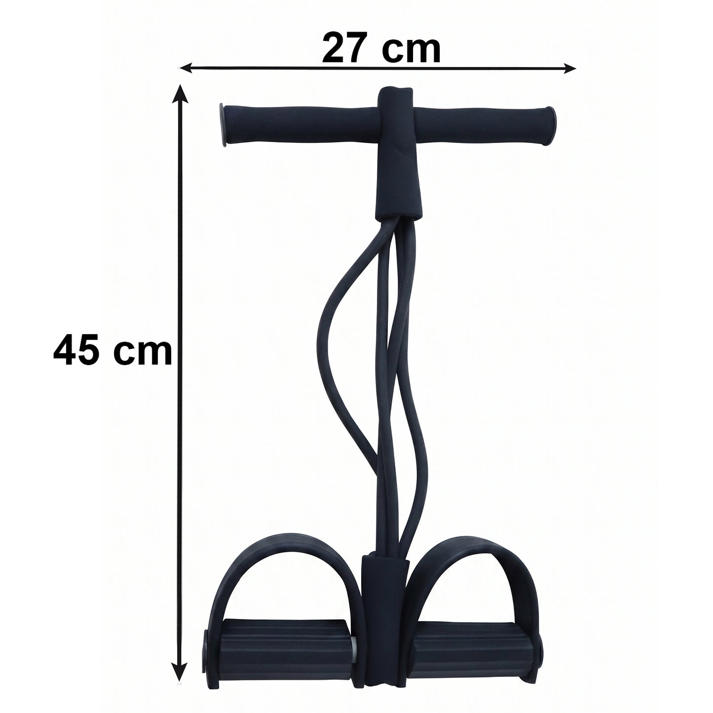 Portable Pull Rope Exerciser with Foot Pedals for Full Body Fitness (1 Pc) - Happy Price - Image 5