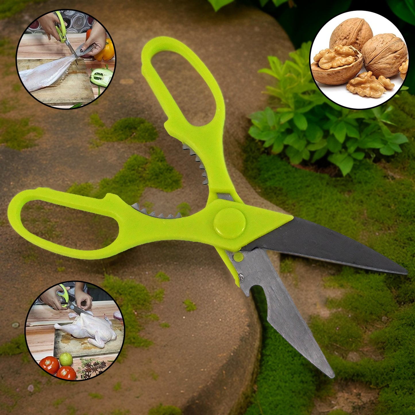 4-piece Kitchen Cutting Set Scissors Peeler Grater  Slicer And Knife - Happy Price - Image 3