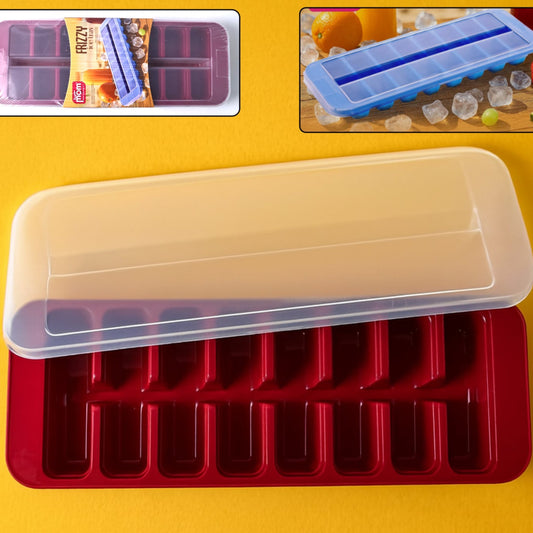 Supermom Frizzy Ice Tray With 2-in-1 Compartment For Ice Cubes And Storage Box (1 Pc) - Happy Price - Image 1
