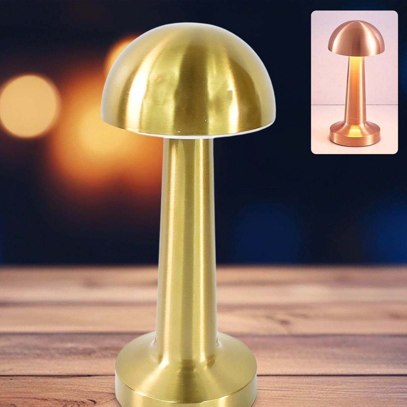 Led Lamp With Touch Control  Decorative Desk Lamp Portable Metal Led Table Lamp - Happy Price - Image 1