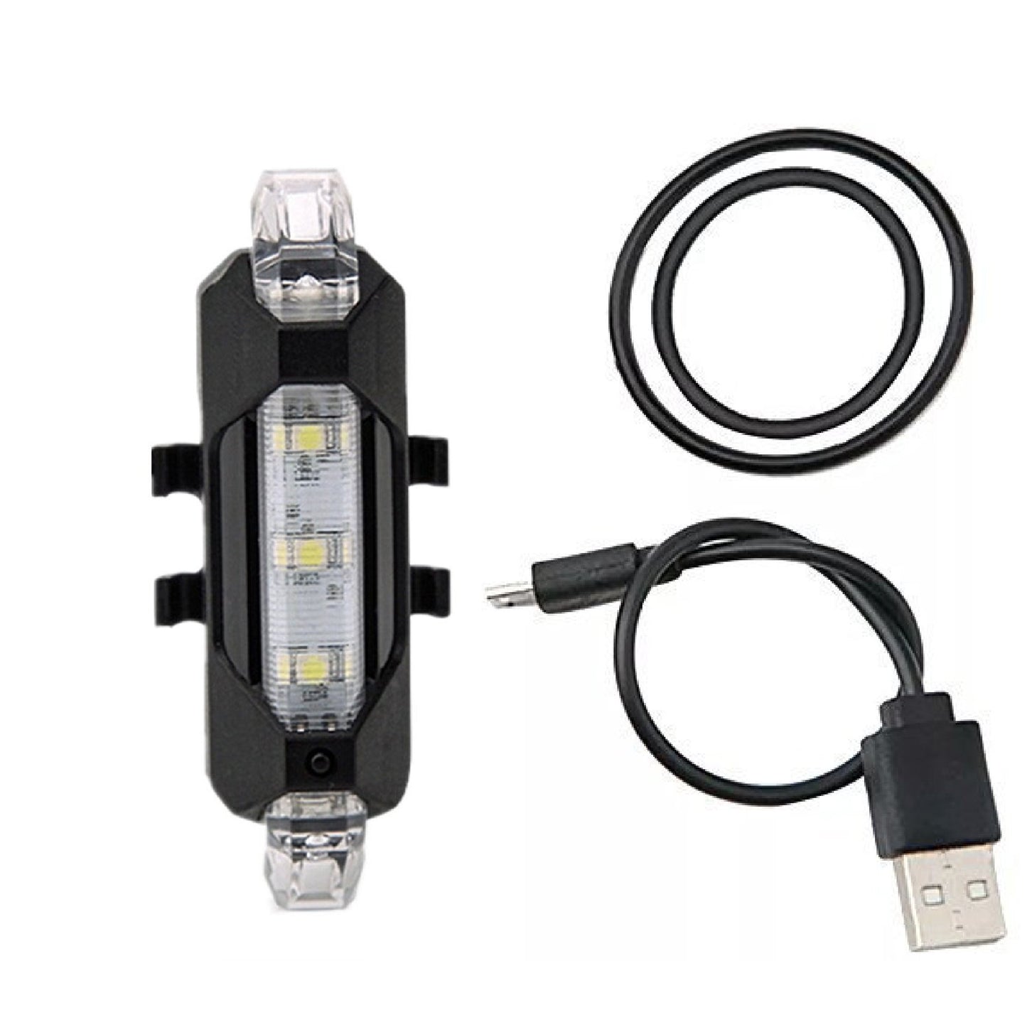 Rechargeable Waterproof LED Bike Front Light - White - Happy Price - Image 3