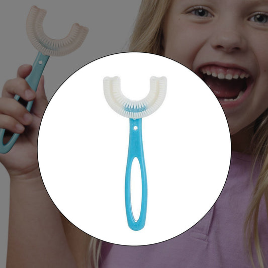 U-Shaped Toothbrush for Kids & Toddlers - Gentle & Easy Oral Care - Happy Price - Image 1