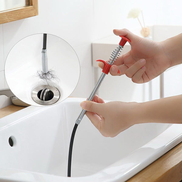 290 Cm Flexible Drain Cleaning Tool for Clogged Pipes - Happy Price - Image 3