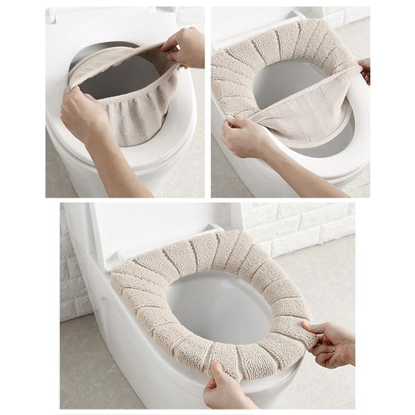 Winter Comfortable Soft Toilet Seat Mat Cover Pad Cushion Plush - Happy Price - Image 4