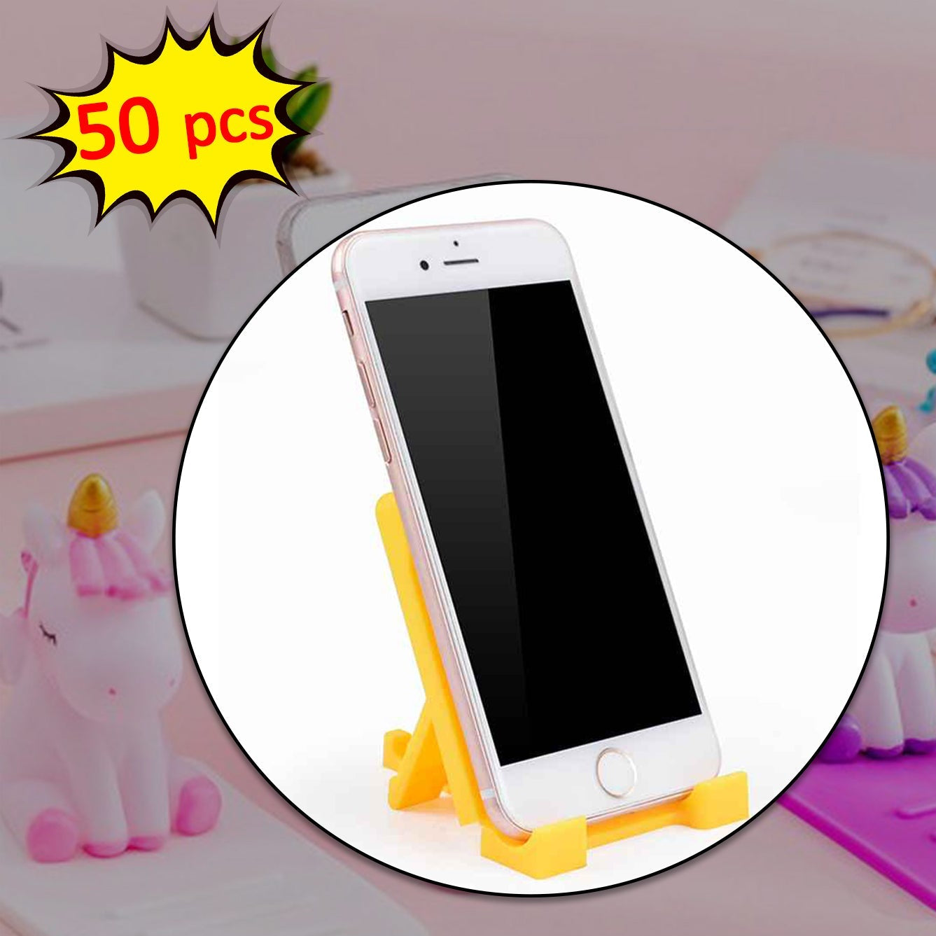 Champs Stand And Mobile Stand Used For Holding And Supporting Mobile Phones. - Happy Price - Image 1