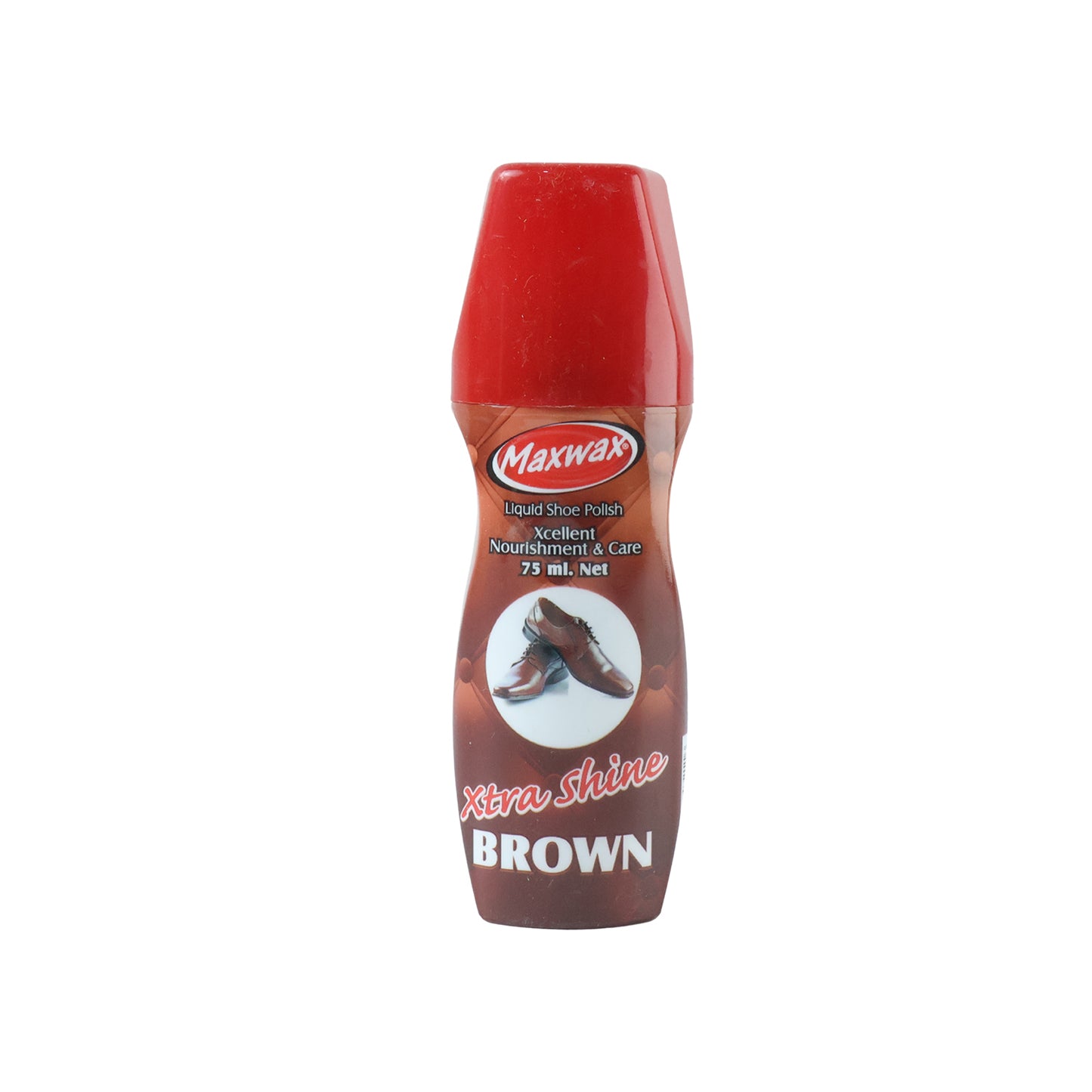 Maxwax Brown Liquid Shoe Polish (1 Pc 75 Ml)