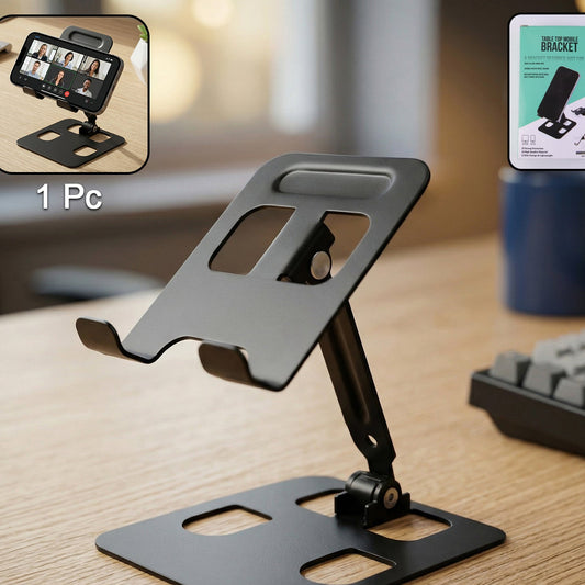 Adjustable Metal Table Top Mobile Stand (1 Pc)
