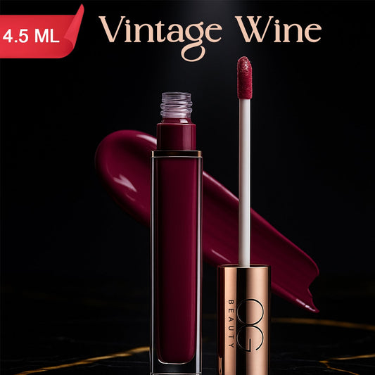 Vintage Wine Liquid Lipstick - 4.5 ML, Long-Lasting Matte Finish - Happy Price - Image 1