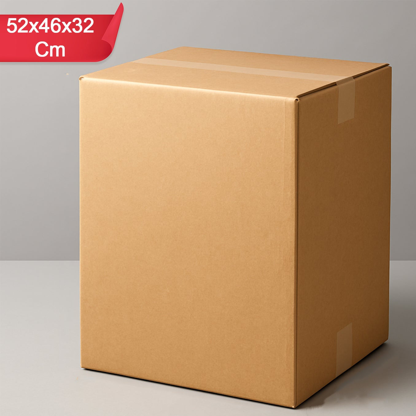 Heavy-duty Brown Box For Product Packing ( 52x46x32 Cm  1 Pc) - Happy Price - Image 1