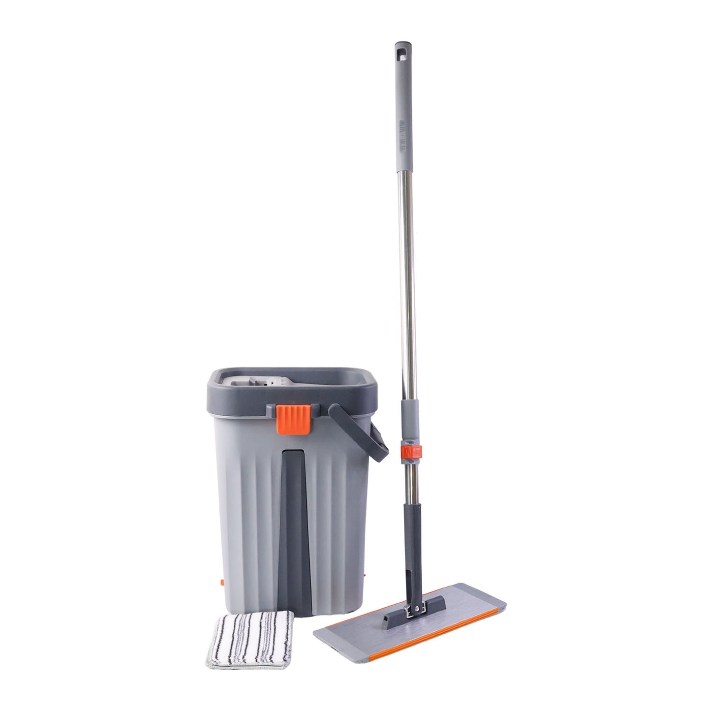 Compact Flat Mop and Bucket Set with Wringer for Home Cleaning - Happy Price - Image 4