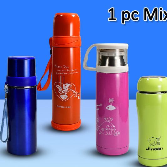 1pc Stainless Steel Mix Bottles For Storing Water And Some Other Types Of Beverages Etc. - Happy Price - Image 1