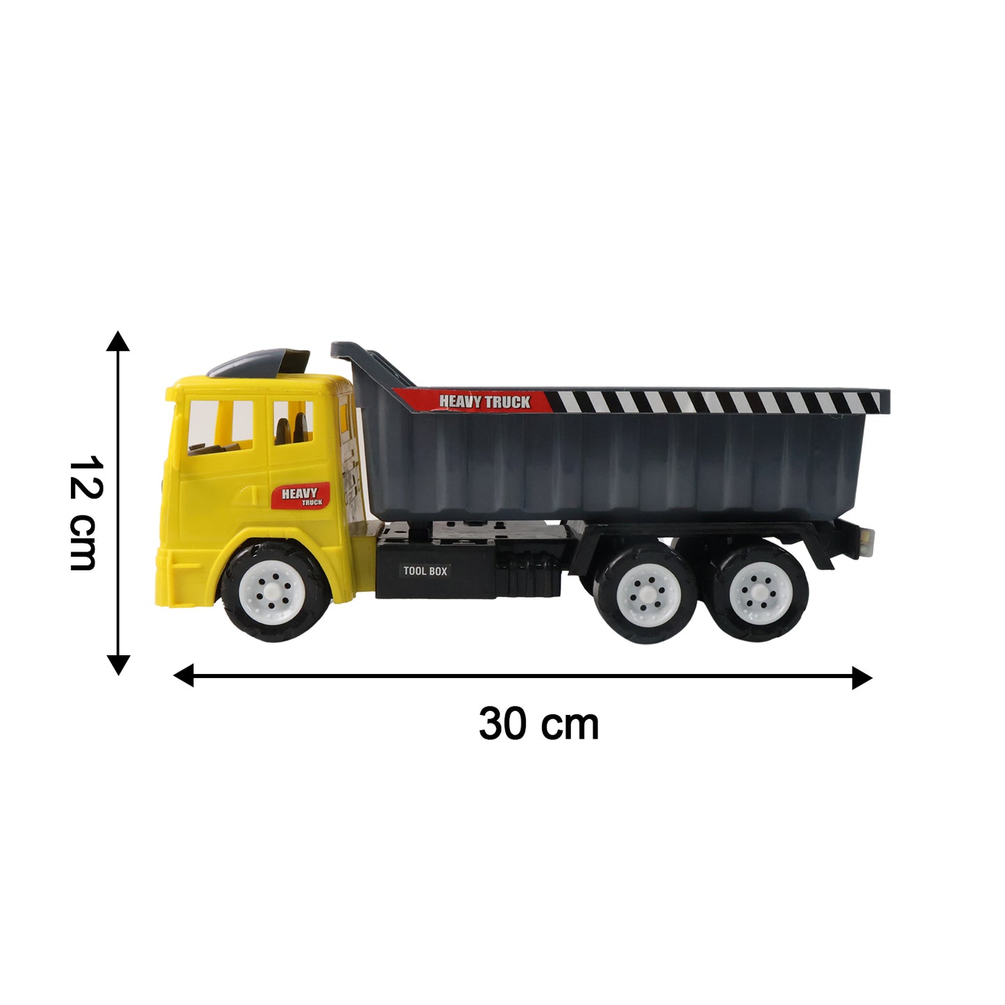 Heavy Duty Friction Dump Truck Toy for Kids (1 Pc) - Happy Price - Image 6