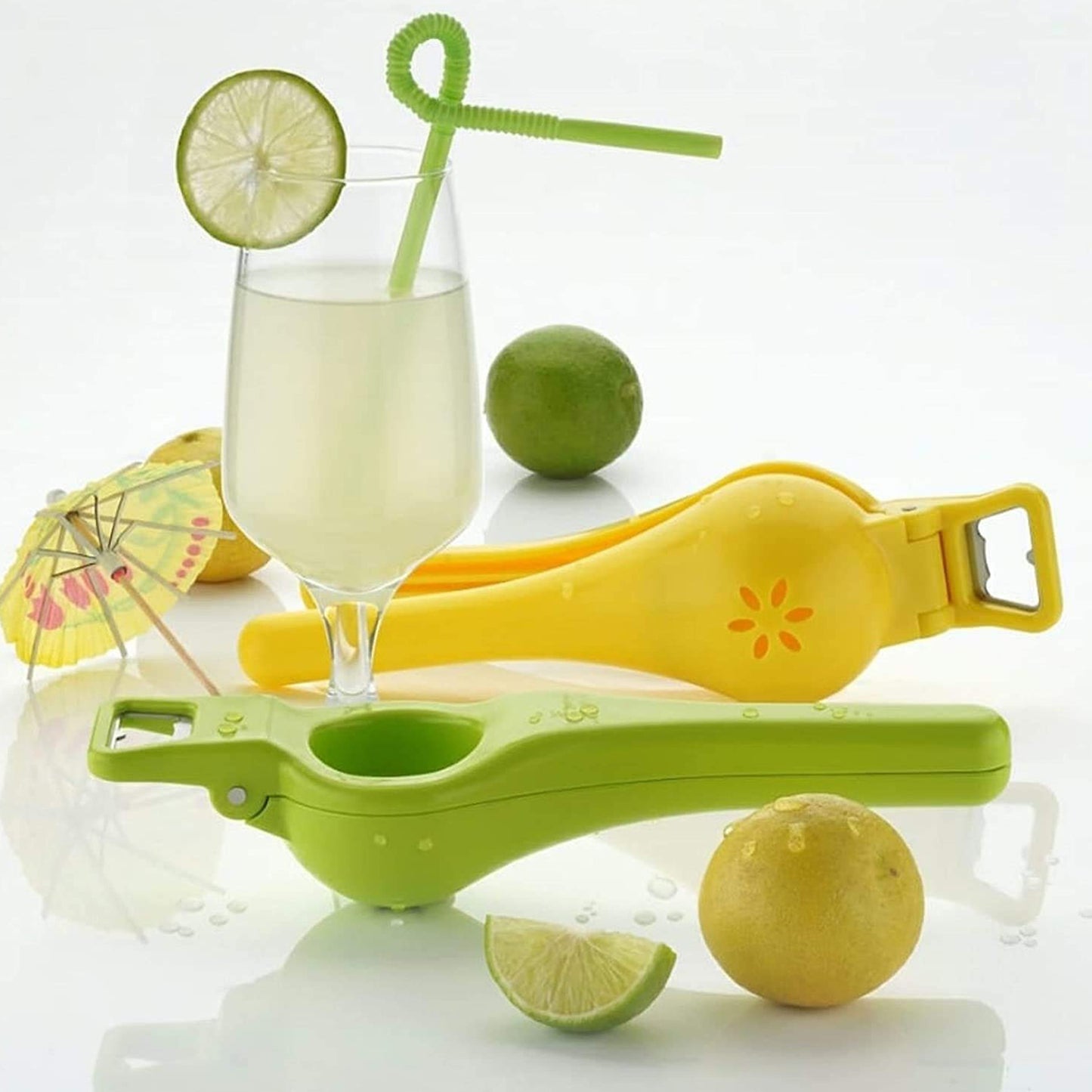 Kitchen 2 In 1 Unbreakable Lemon Squeezer And Bottle Opener (1 Pc) - Happy Price - Image 3
