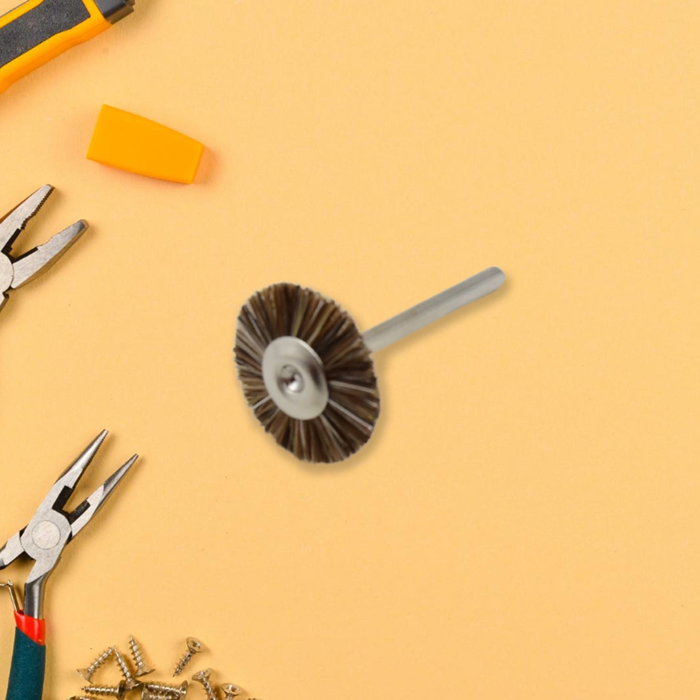 Brass Wire Wheels 3 Pcs Brass Wire Wheels Rust Removal Tool - Happy Price - Image 3