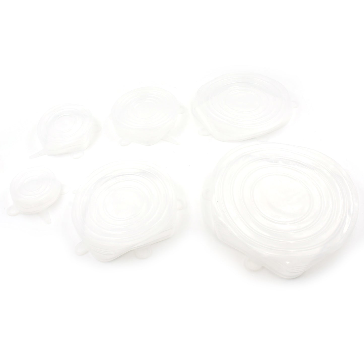 6 Pc Reusable Stretchable Food Covers for Bowls & Containers - Happy Price - Image 4