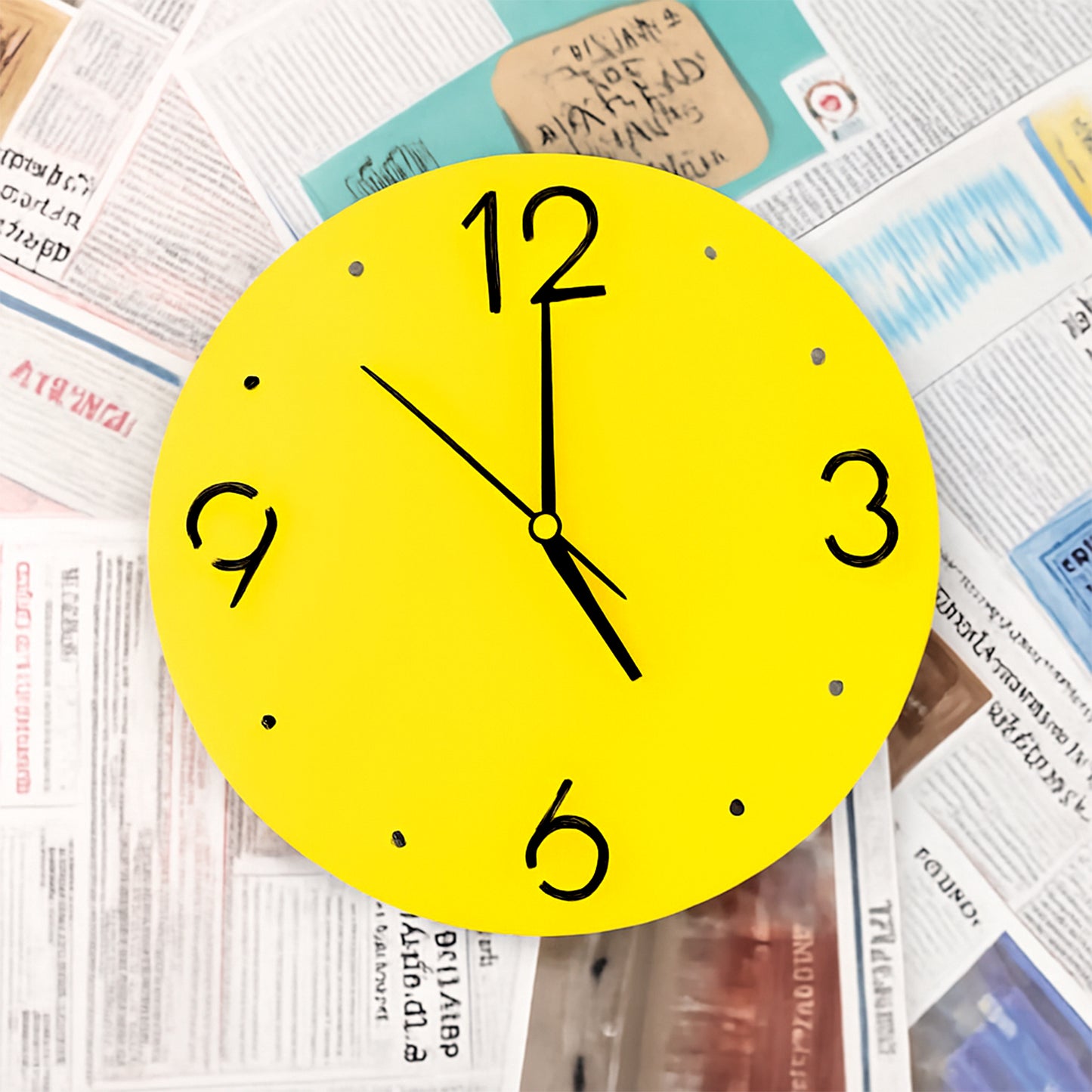 Modern Minimalist Wall Clock For Home  Office Dcor (1 Pc) - Happy Price - Image 4