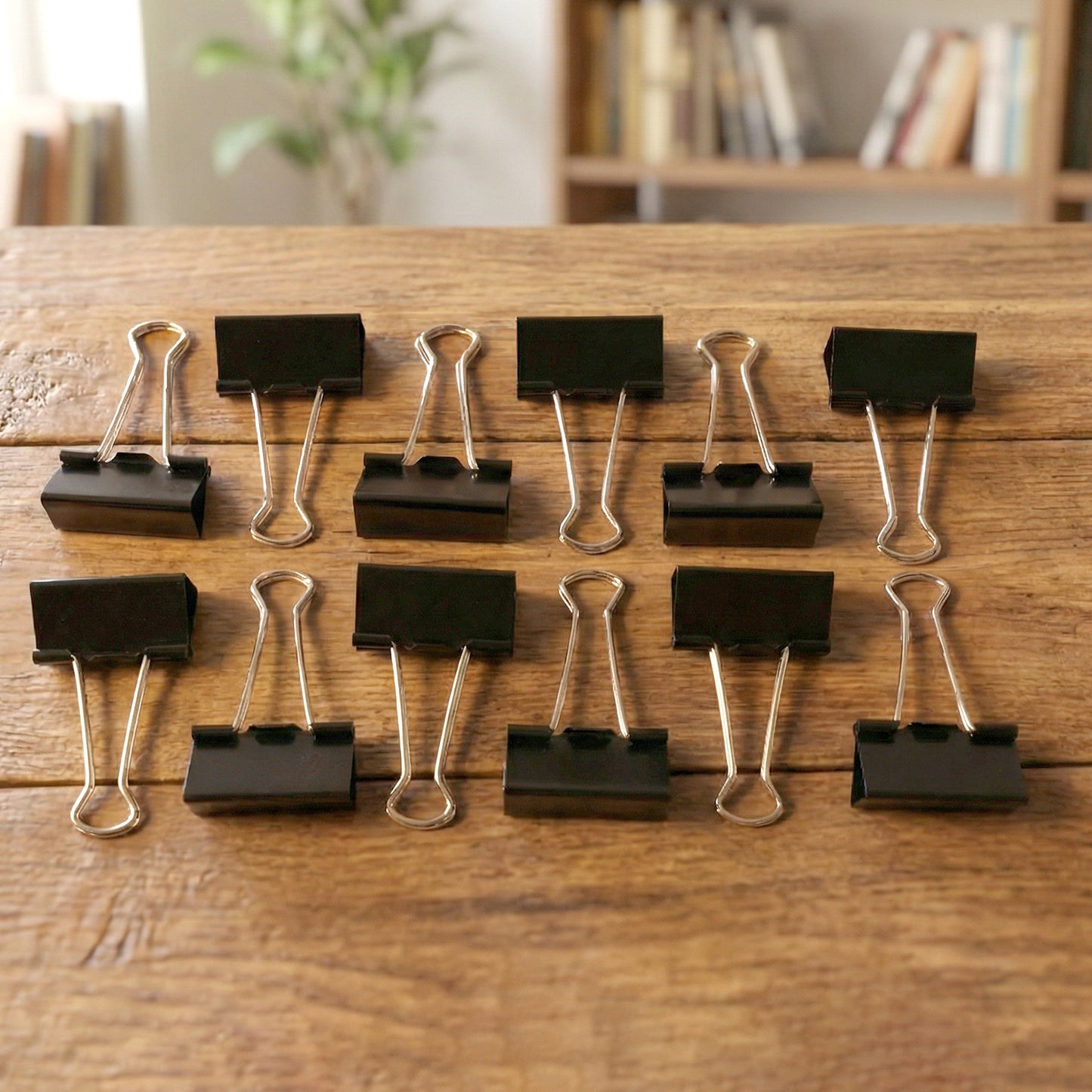 Heavy Duty Black Binder Clips - 41mm, 12 Piece Set for Large Paper Stacks - Happy Price - Image 5