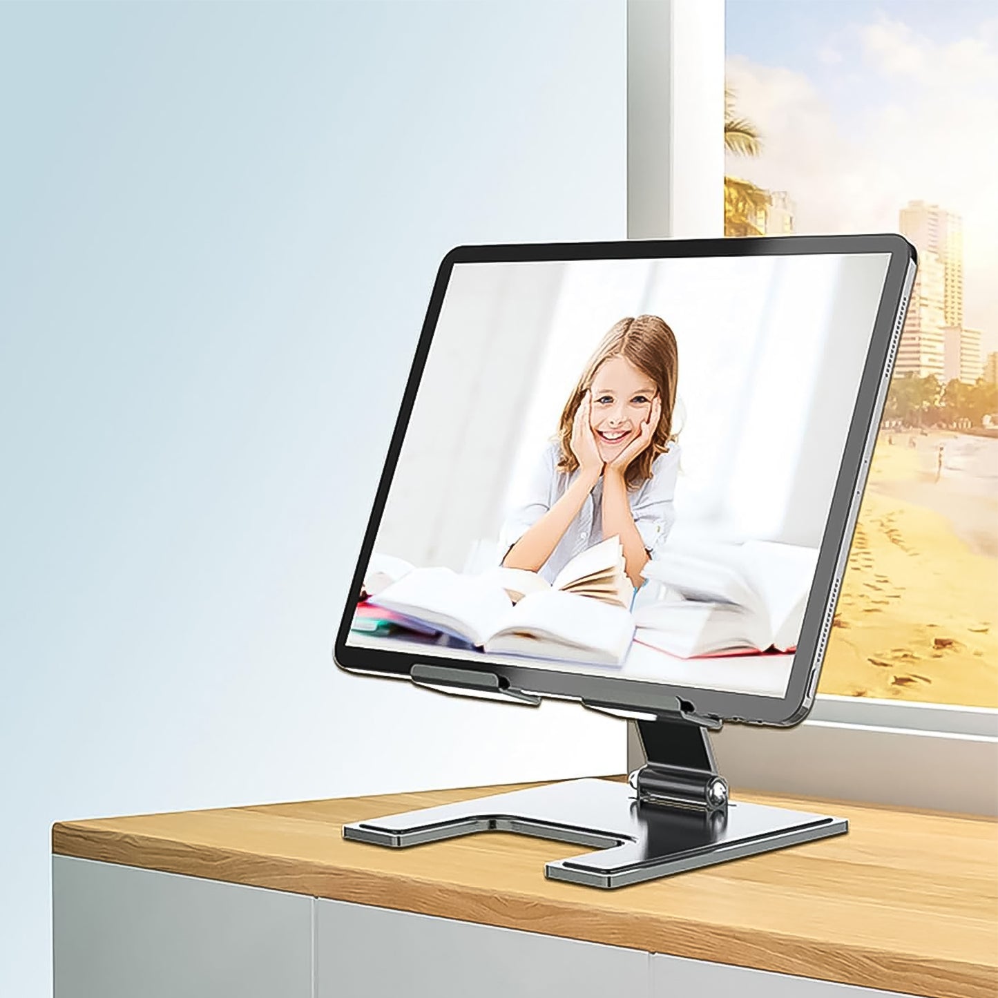 Adjustable Desktop Tablet Phone Stand Aluminium Alloy Stand For Phone (1 Pc) - Happy Price - Image 3