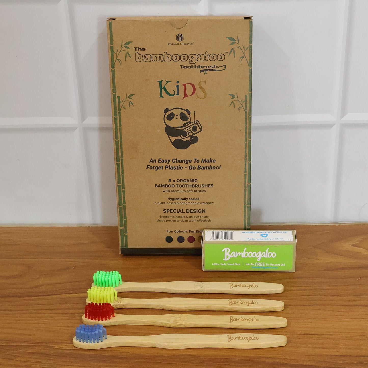 Bamboo Toothbrush Set for Adults - Pack of 4 - Happy Price - Image 7