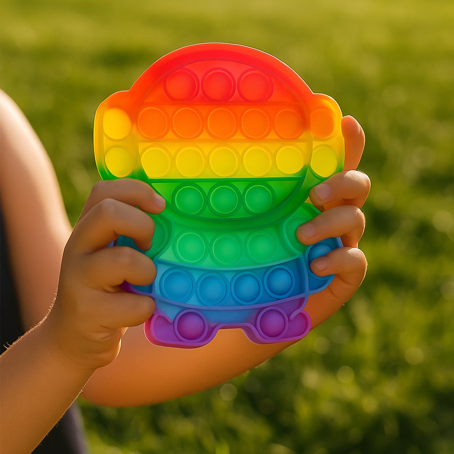 Astronaut Silicone Pop It Fidget Toy for Stress Relief (1 Pc) - Happy Price - Image 4