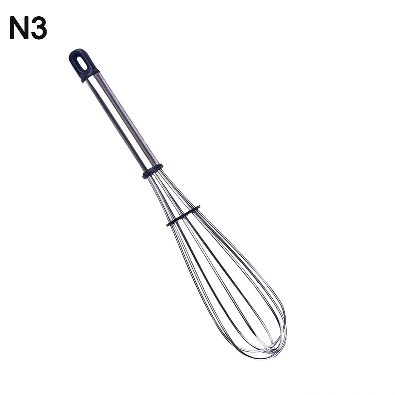 Stainless Steel Wire Whiskballoon Whiskegg Frother Milk  Egg Beater (10 Inch) - Happy Price - Image 1