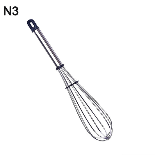 Stainless Steel Wire Whiskballoon Whiskegg Frother Milk  Egg Beater (10 Inch) - Happy Price - Image 1