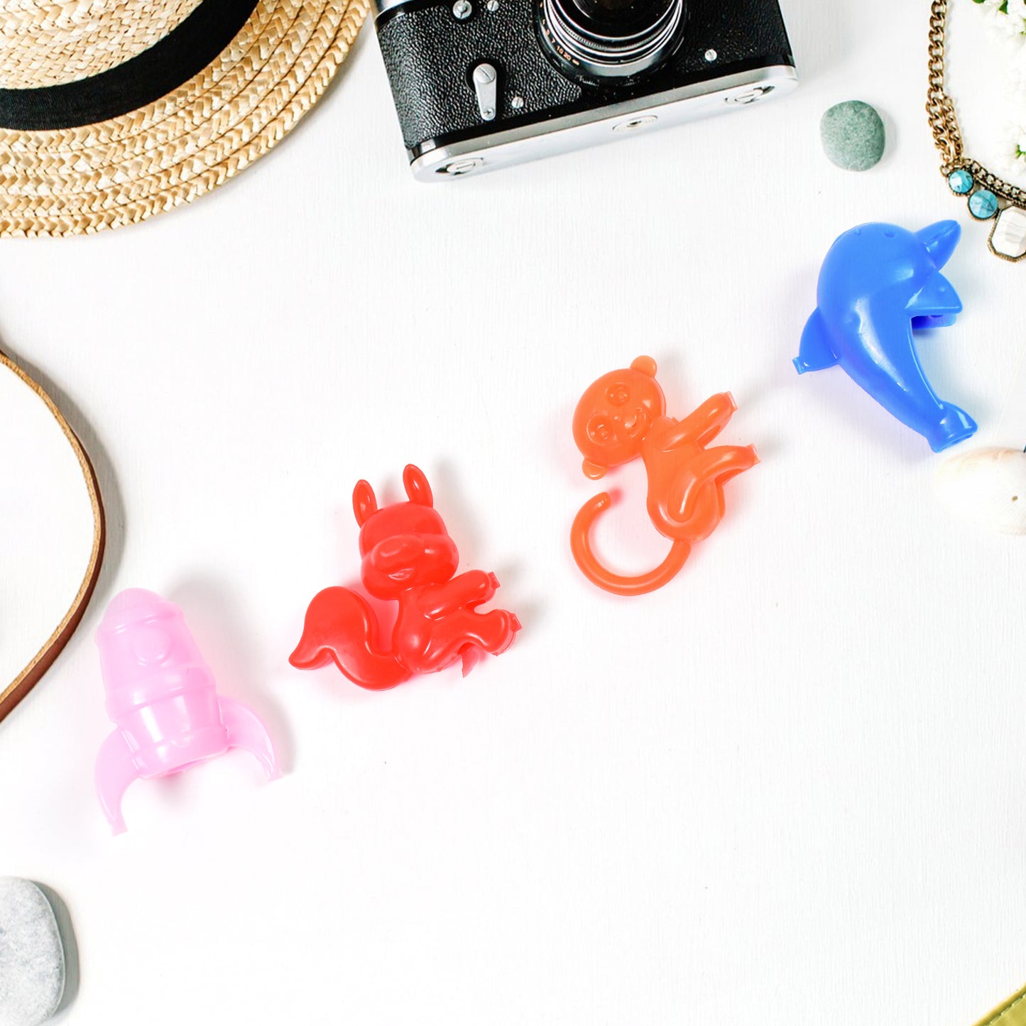 Mix Character Monkey Fish Cat Pencil Top Promotional Toys (1 Pc  Mix Colour  Design) - Happy Price - Image 6