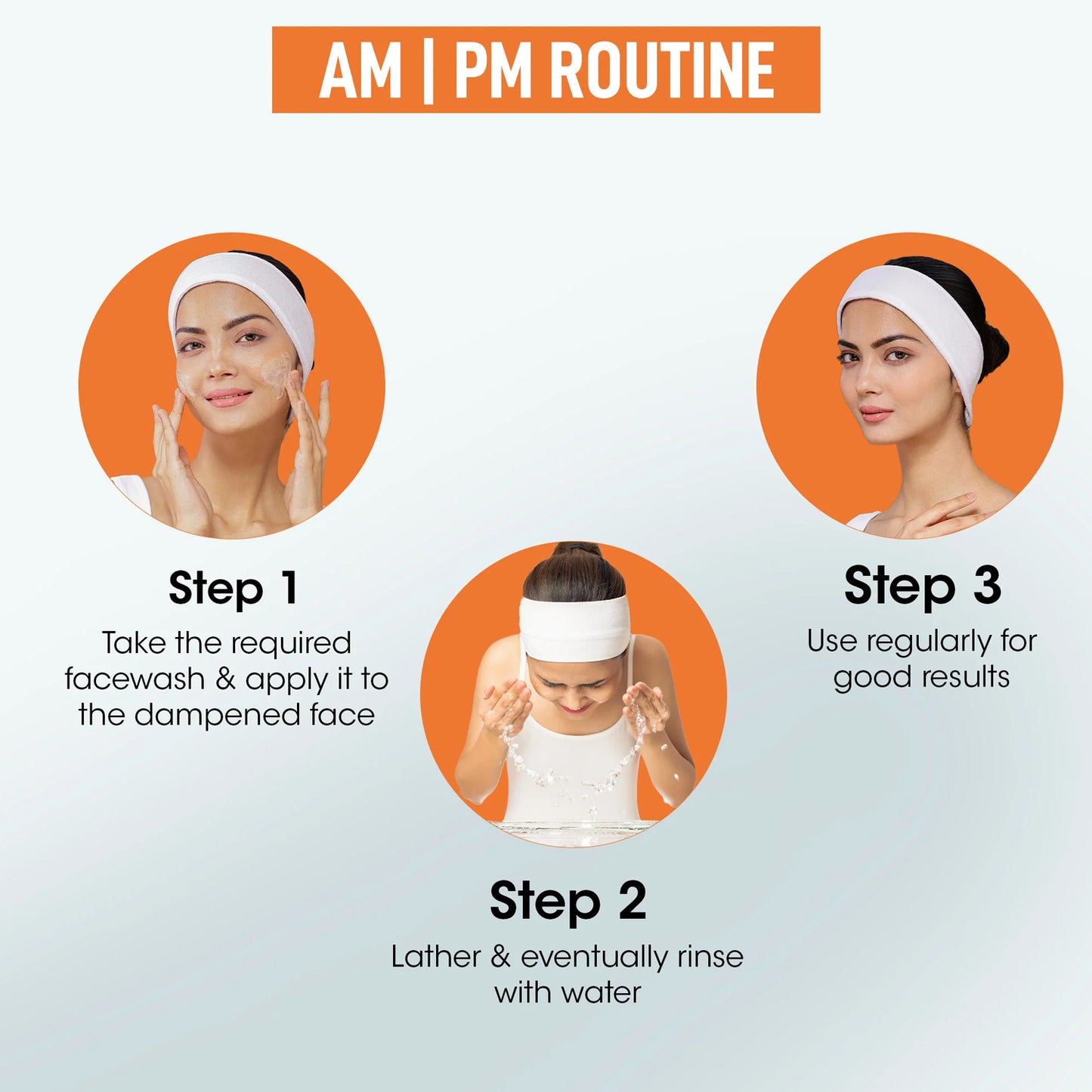 Brightening Vitamin C Facewash with Hyaluronic Acid - 100ml - Happy Price - Image 3