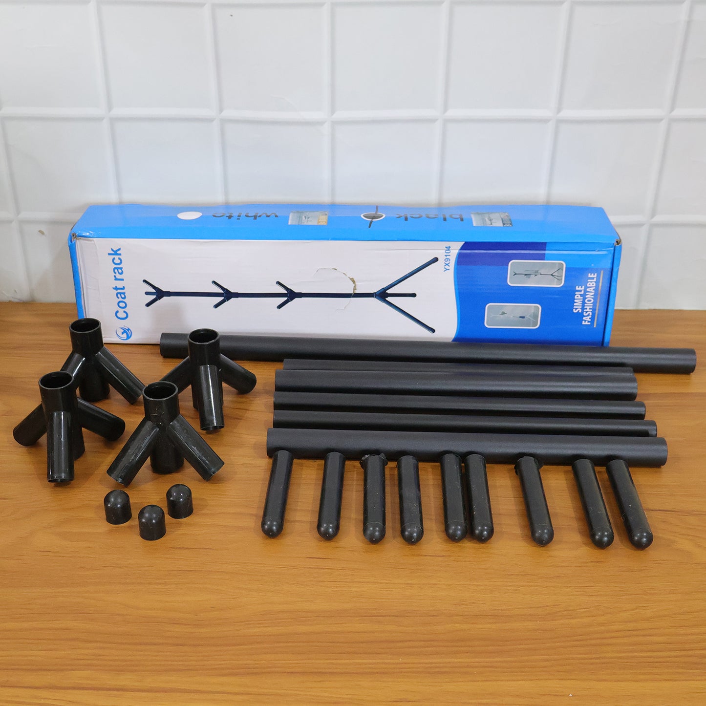 Metal Floor Standing Coat Rack with Multiple Hooks - 1 Pc Stand - Happy Price - Image 7