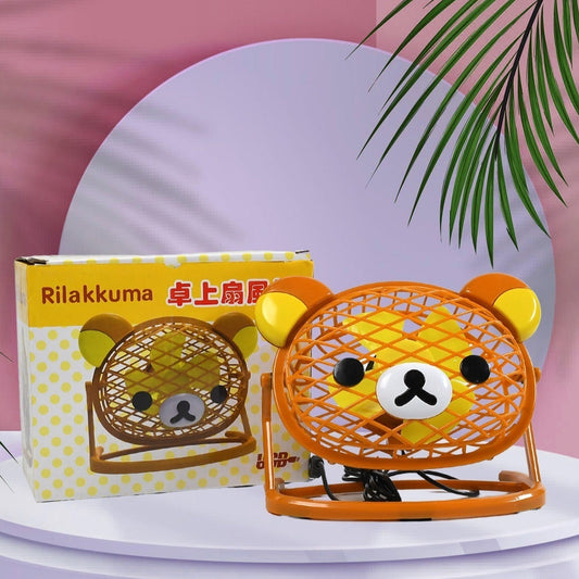 Teddy Bear Portable Fan Adjustable Usb Fan Suitable For Home  Office  Car  Multi Use Fan (Battery Not Include) - Happy Price - Image 1