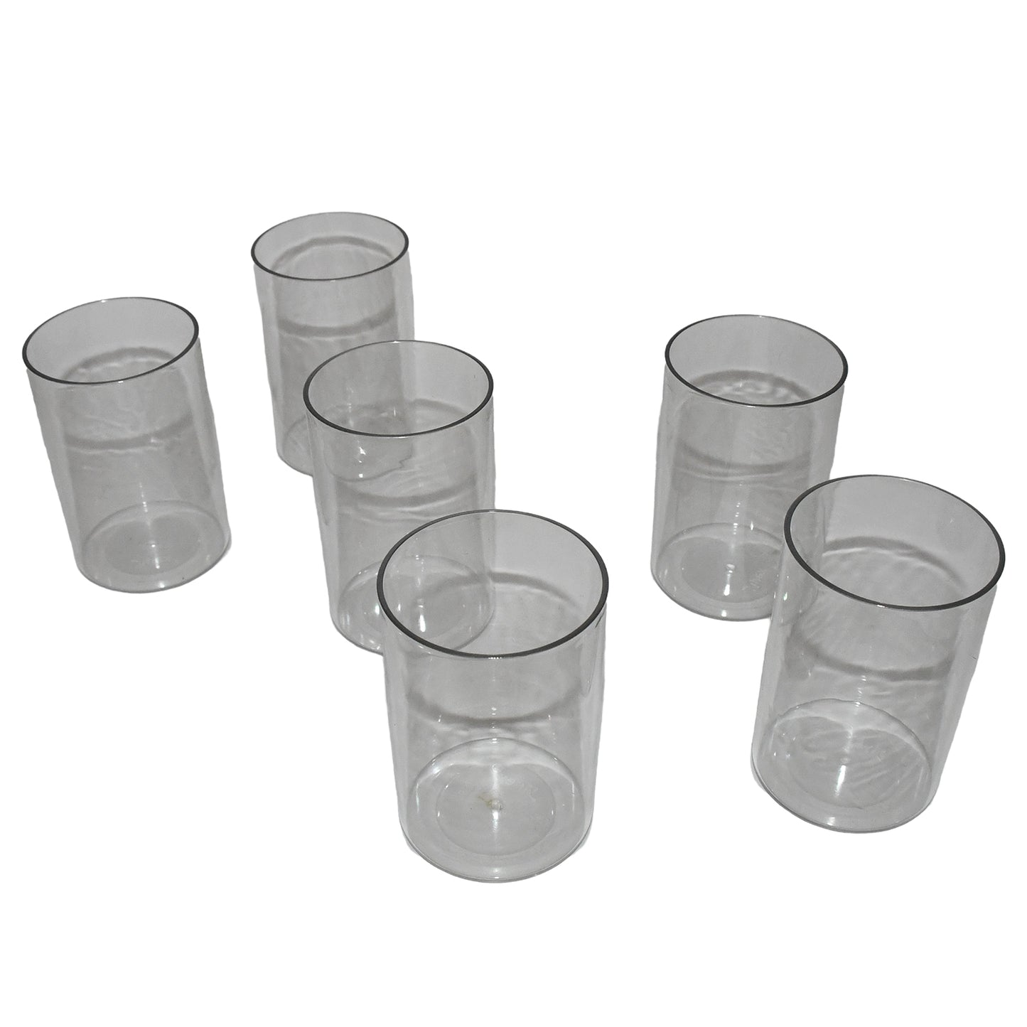 Apex Everyday Plastic Glass Set  6 Pieces Lightweight  Unbreakable - Happy Price - Image 4