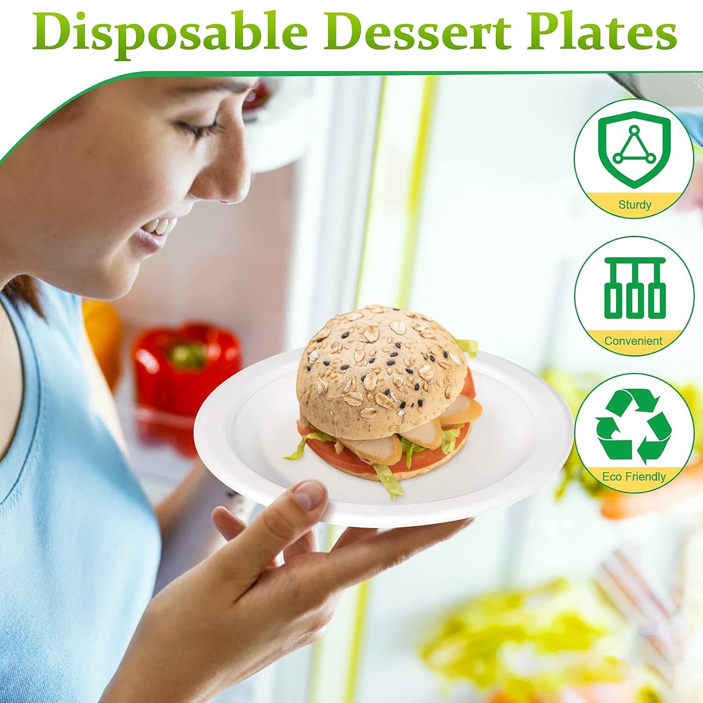 Eco-Friendly 6 Inch Bagasse Plates - 10 Pcs Pack - Happy Price - Image 4