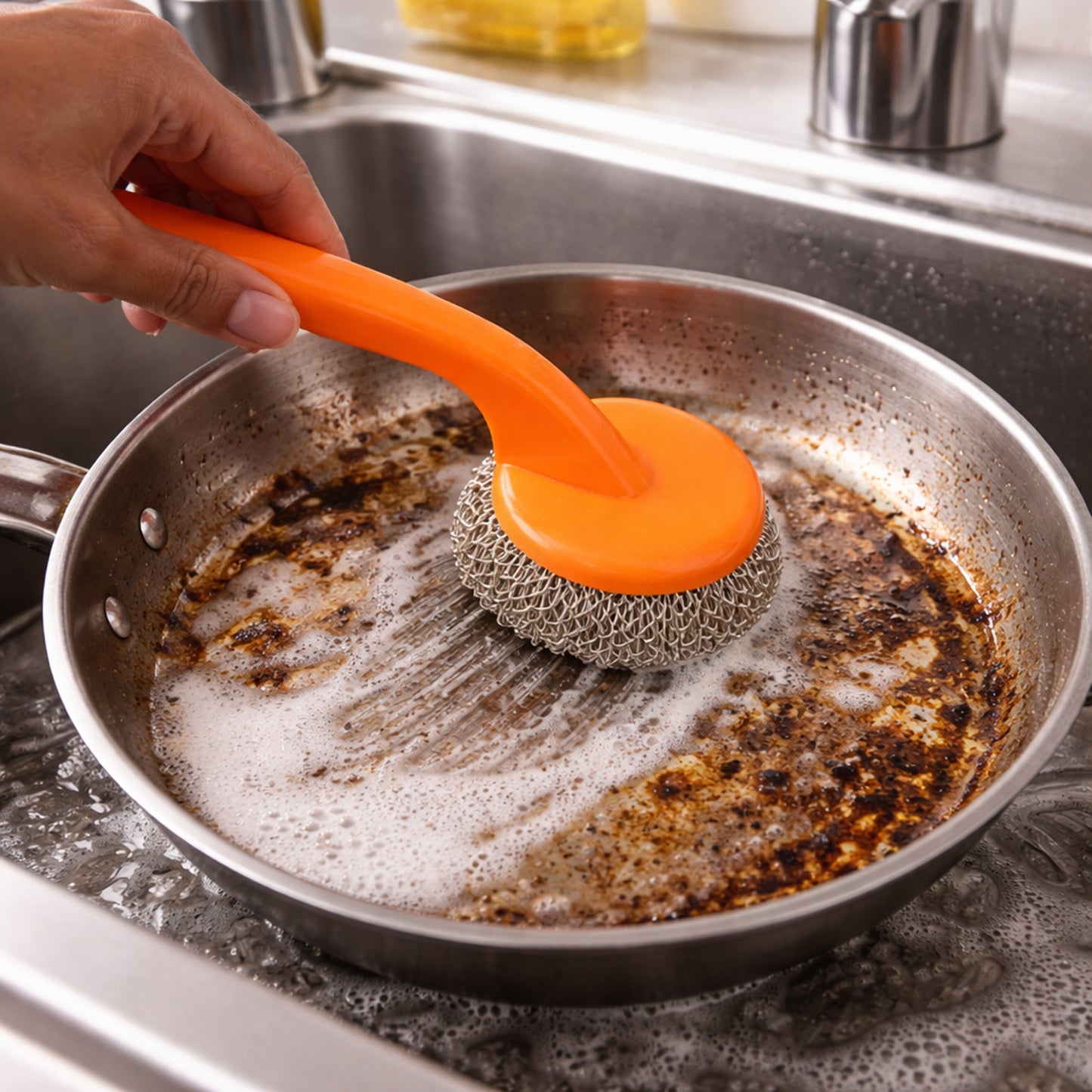 Long Handle Scrub Brush Set for Deep Cleaning - 1 Set - Happy Price - Image 3