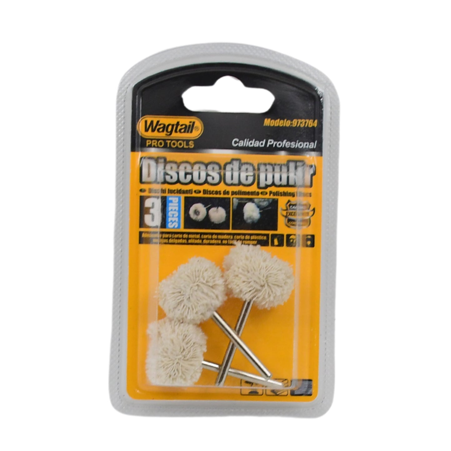 Cotton Polishing Buffing Wheel For Dremel Polishing Kit (3 Pc Set) - Happy Price - Image 4