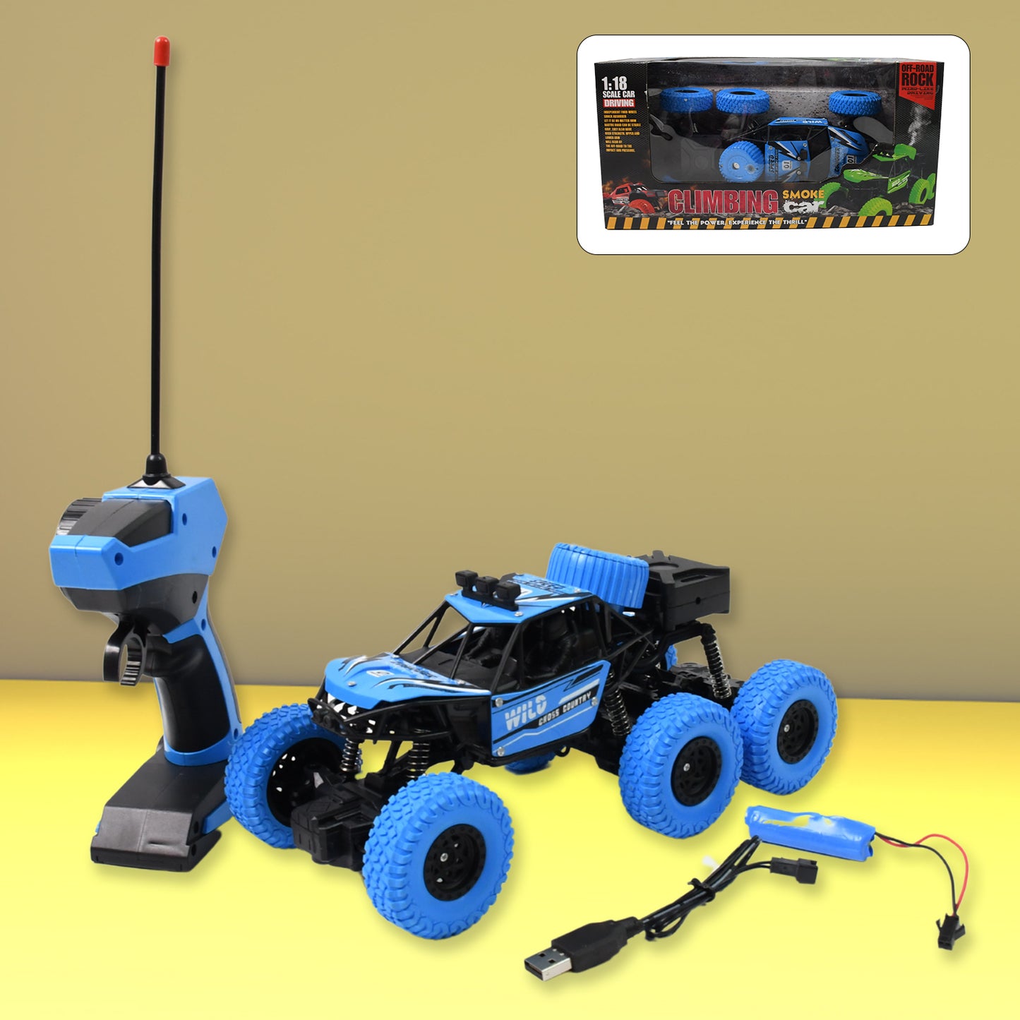 8-Wheel Remote Control Climbing Car for Kids (1 Pc) - Happy Price - Image 4