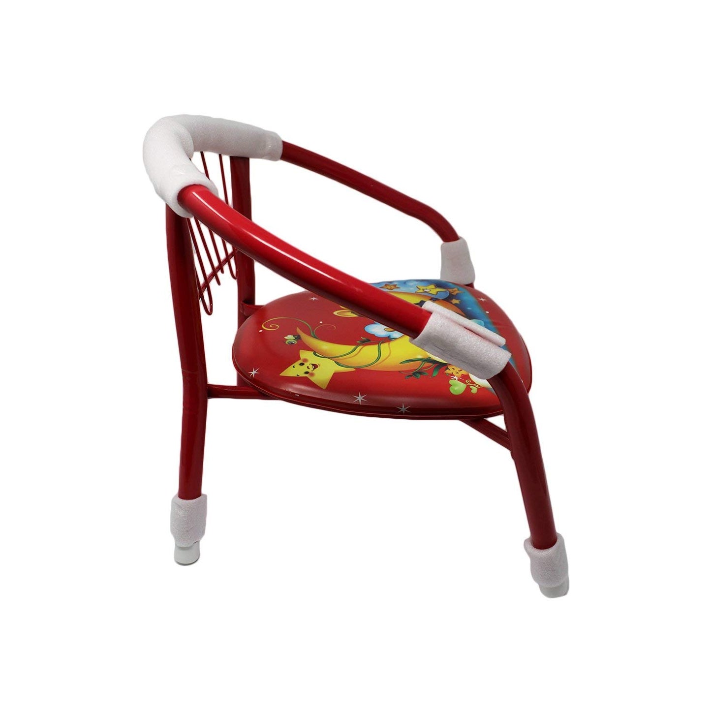 Multicolor Cartoon Kids Toddler Chair with Metal Frame & Soft Cushion - Happy Price - Image 3