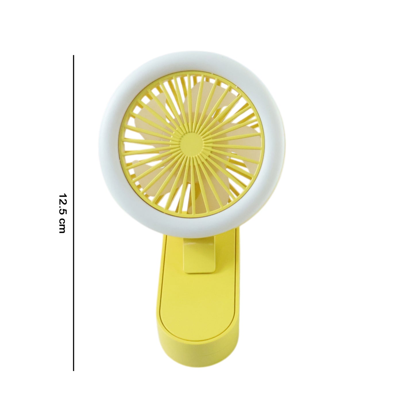 Compact Rechargeable Mini Fan with LED Light - USB Powered Personal Cooler (1 Pc) - Great Price - Image 5