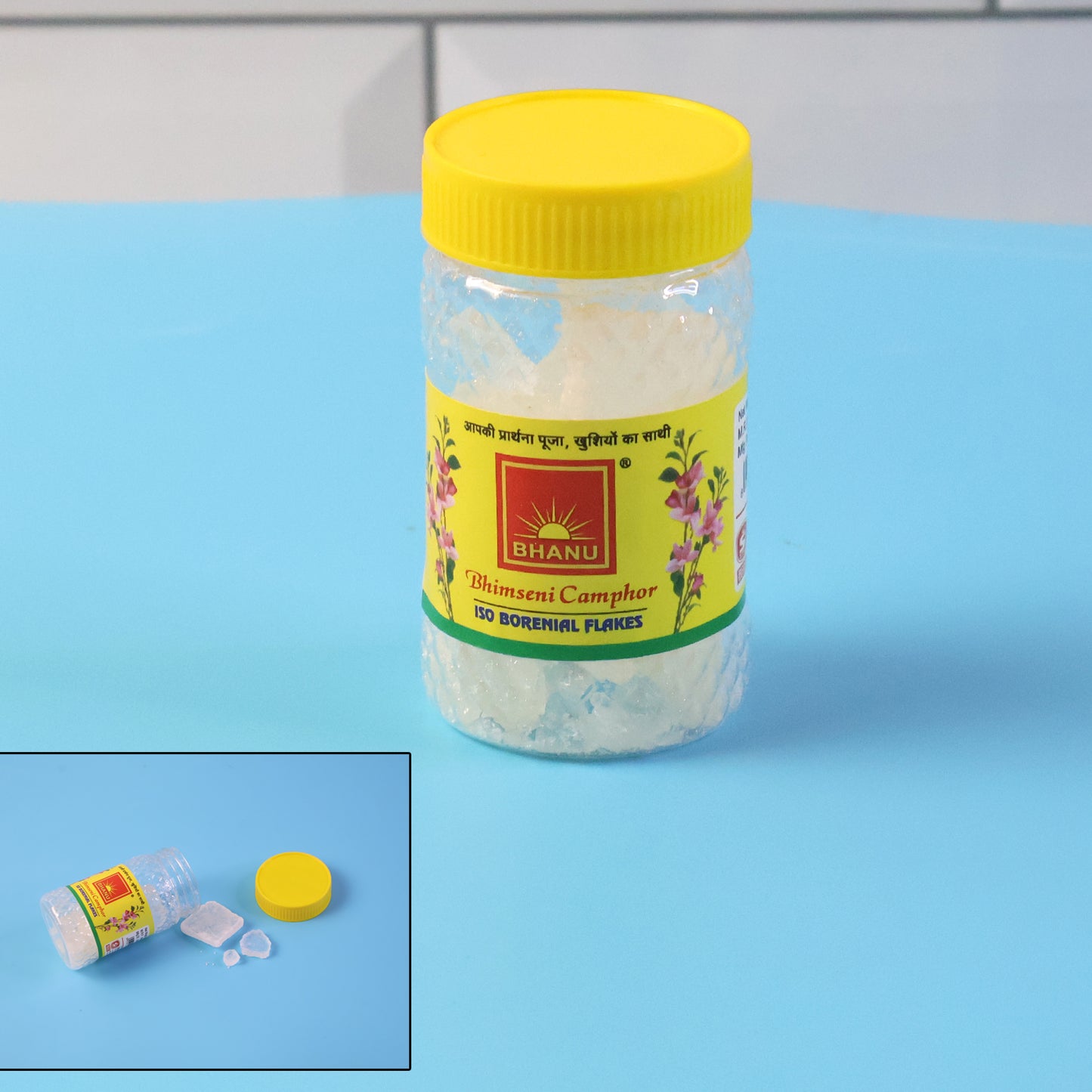Pure Bhimseni Camphor Flakes (20gm, 1 Pc) - ISO Borneol for Pooja & Home Fragrance - Happy Price - Image 2
